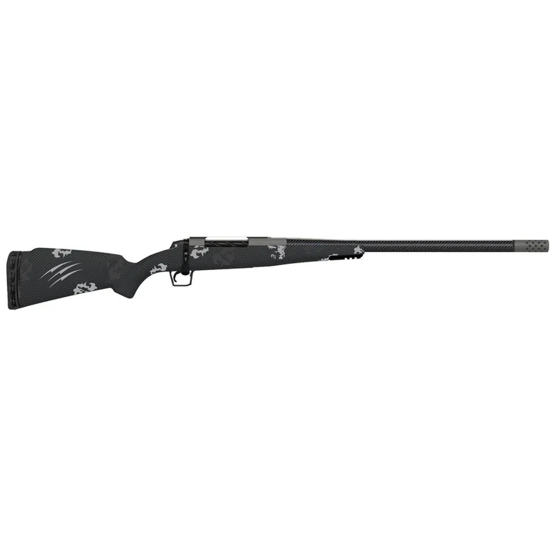 Fierce Firearms ROG65CM20GP Carbon Rogue Full Size 6.5 Creedmoor 4+1 20" Hand Lapped/Match Grade Threaded Barrel, Glacier Cerakote Steel Receiver, Phantom Camo Fierce Rogue Carbon Fiber Stock