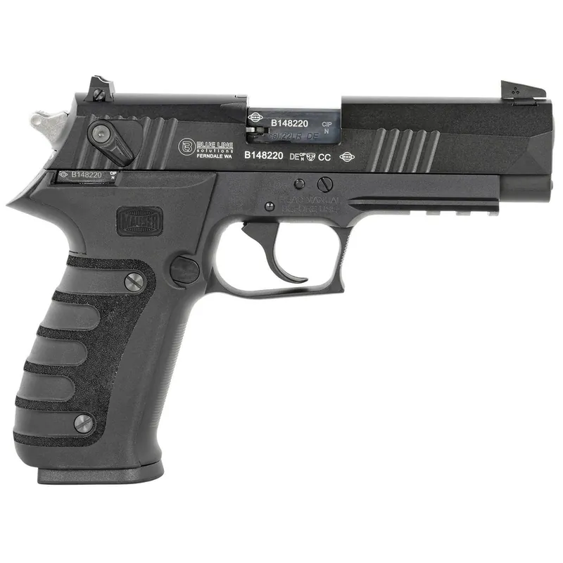 Mauser Rimfire 4010101 M20 22 LR 10+1 4" Black Steel Barrel, Black Serrated Slide, Black Aluminum Frame w/Picatinny Rail, Black Molded Grip, Ambidextrous