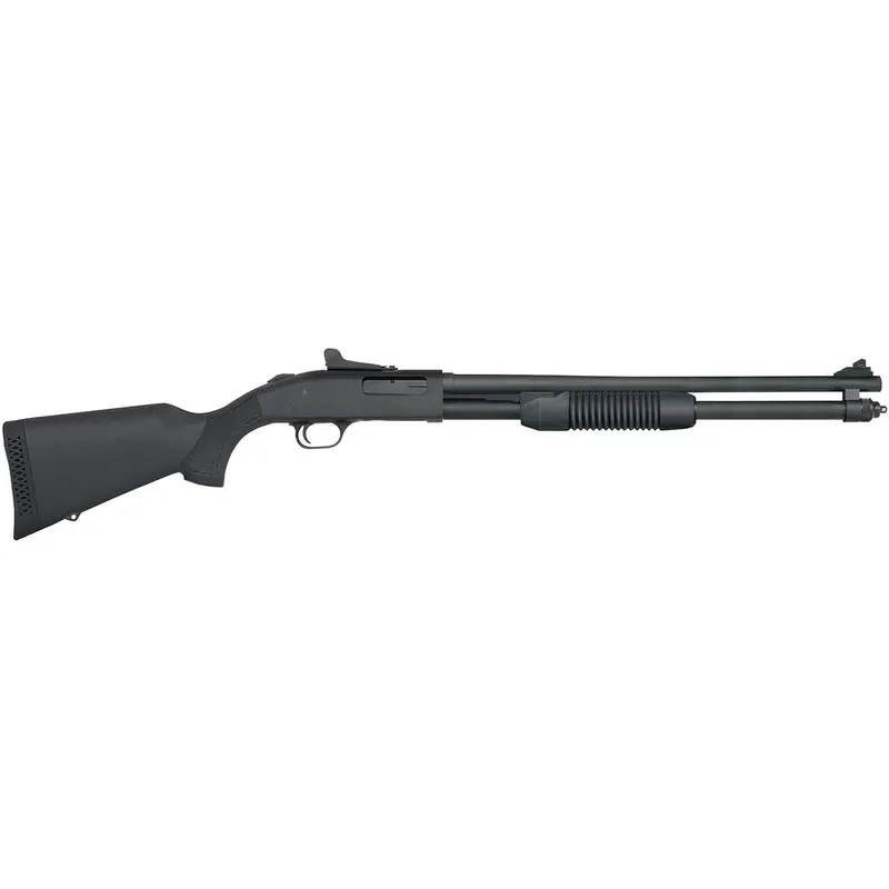 Mossberg 50699 590 Persuader 20 Gauge 8+1 3" 20" Cylinder Bore Barrel, Matte Blued Metal Finish, Drilled & Tapped Receiver, Ghost Ring Sight, Synthetic Stock