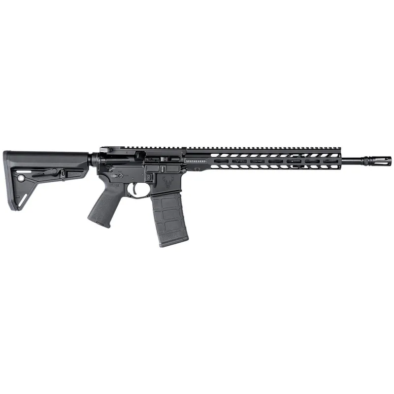 Stag Arms STAG15000142 Stag 15 Tactical 5.56x45mm NATO 16" Barrel, 30+1 Optic Ready, Overall Black, Magpul Stock & MOE Grip Right Hand
