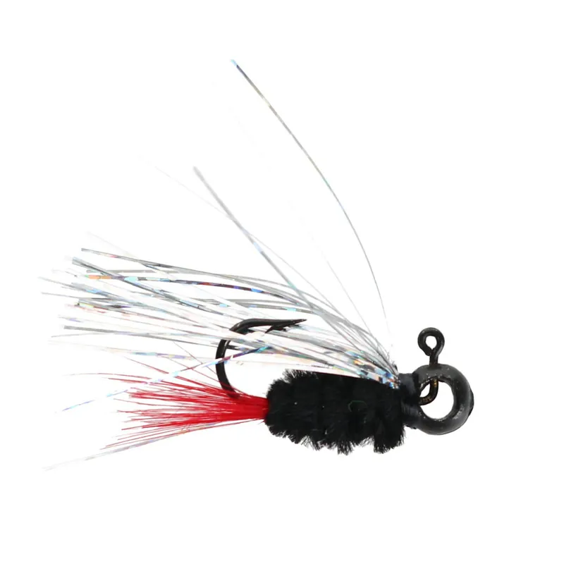 Leland‘s Lures Crappie Magnet Eye Hole Bream Boss Jig Black Gnat 1/32 oz.