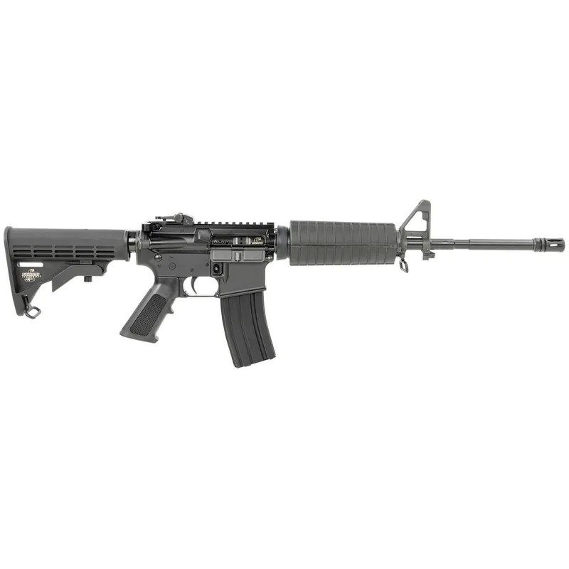 Bushmaster 0010011BLK M4 Patrolman‘s 5.56x45mm NATO 16" 30+1 Black Rec/Barrel Black 6 Position Collapsible Stock Black Polymer Grip A2 Front Sight Right Hand