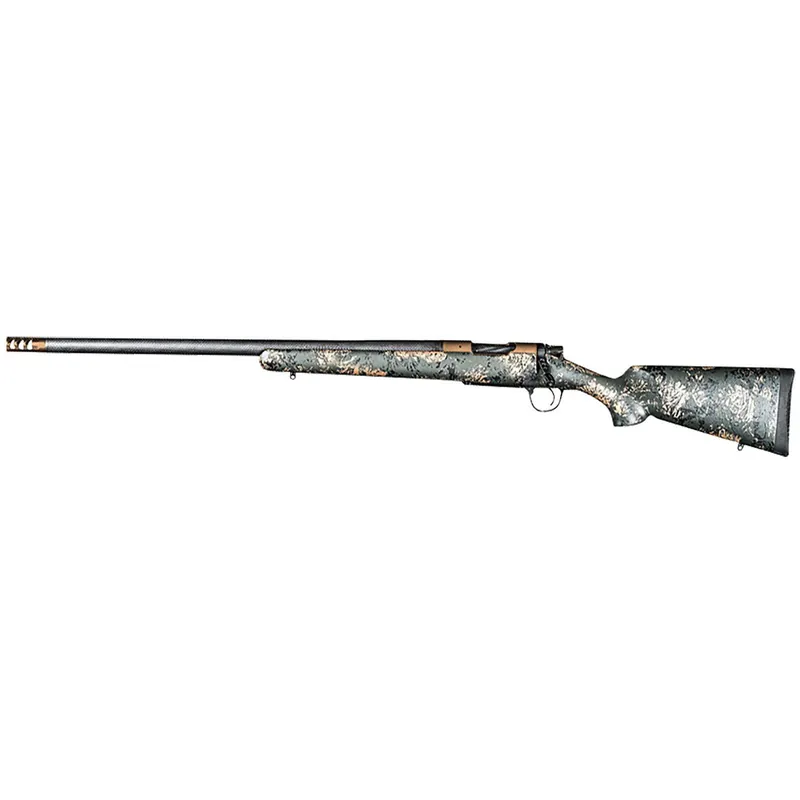 Christensen Arms 8010621000 Ridgeline FFT 7mm Rem Mag 3+1 22" Carbon Fiber/Threaded Barrel, Burnt Bronze Cerakote, Green with Black/Tan Accents Stock, Left Hand