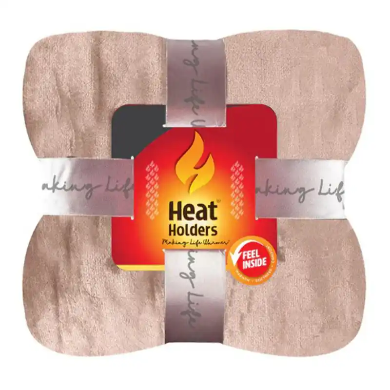 Heat Holders Personal-Sized Throw Natural