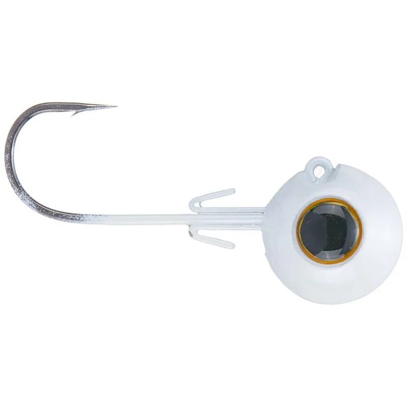 Picasso Straight Drop Jig Head 3 2Pk 3/8oz White Pearl