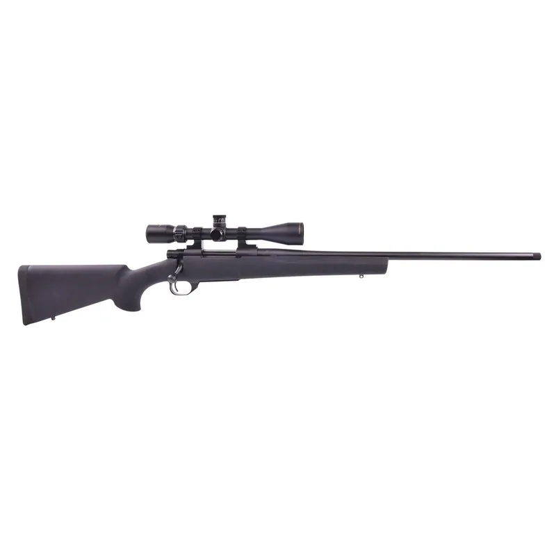 Howa HGP27MMPRCB M1500 Gamepro Gen2 7mm PRC 5+1 22", Blued Barrel/Rec, Black Fixed Hogue Pillar-Bedded Overmolded Stock, Includes Nikko Stirling 4-12x40mm Scope