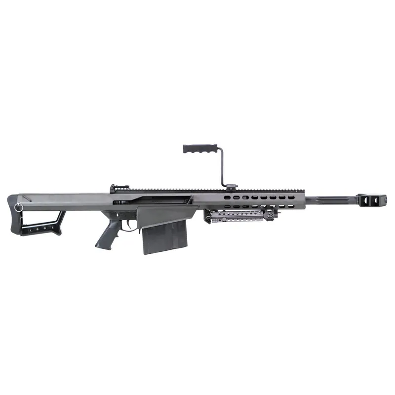Barrett 13318 M82A1 50 BMG 10+1 20" Chrome-Lined Fluted Barrel, Black Cerakote Steel Receiver, Black Fixed Stock w/Sorbothane Recoil Pad, M1913 Optics Rail, Includes Hard Carry Case