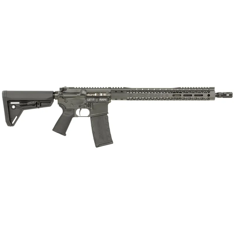 Black Rain Ordnance BROSSPSMK Spec 15+ SSP 5.56x45mm NATO 30+1 16", Smoke, 15" Slim M-LOK, Magpul Grip/Carbine Stock