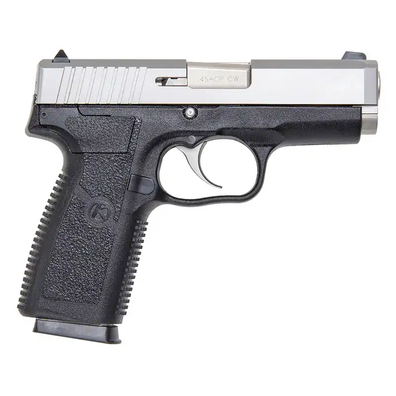 Kahr Arms CW4543 CW 45 ACP Caliber with 3.60" Barrel, 6+1 Capacity, Black Finish Frame, Serrated Matte Stainless Steel Slide & Textured Polymer Grip