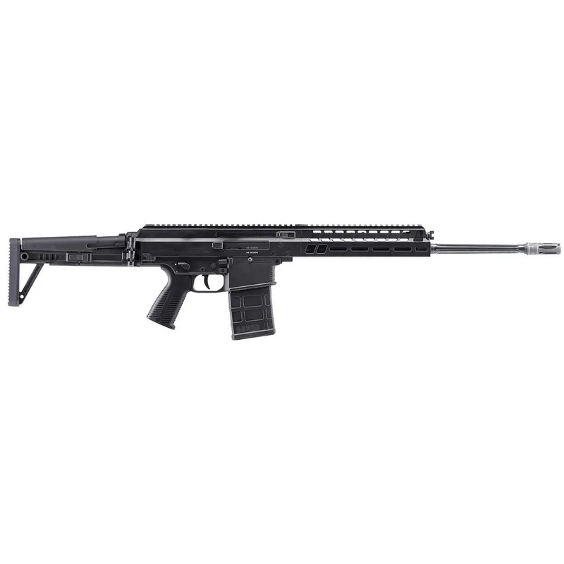 B&T Firearms BT361663RIFLE APC PRO DMR 308 Win 25+1 18.90" Fluted Barrel, Black, Adjustable Folding Stock, Polymer Grip, Flash Hider