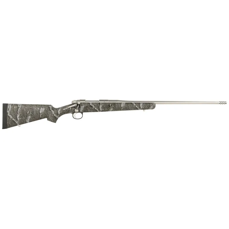Kimber Mfg, Inc 3000880 Hunter Pro Desolve 308 Win 3+1 22" Black DLC Match Grade Barrel, Steel Receiver, Desolve Blak Fixed Polymer Stock