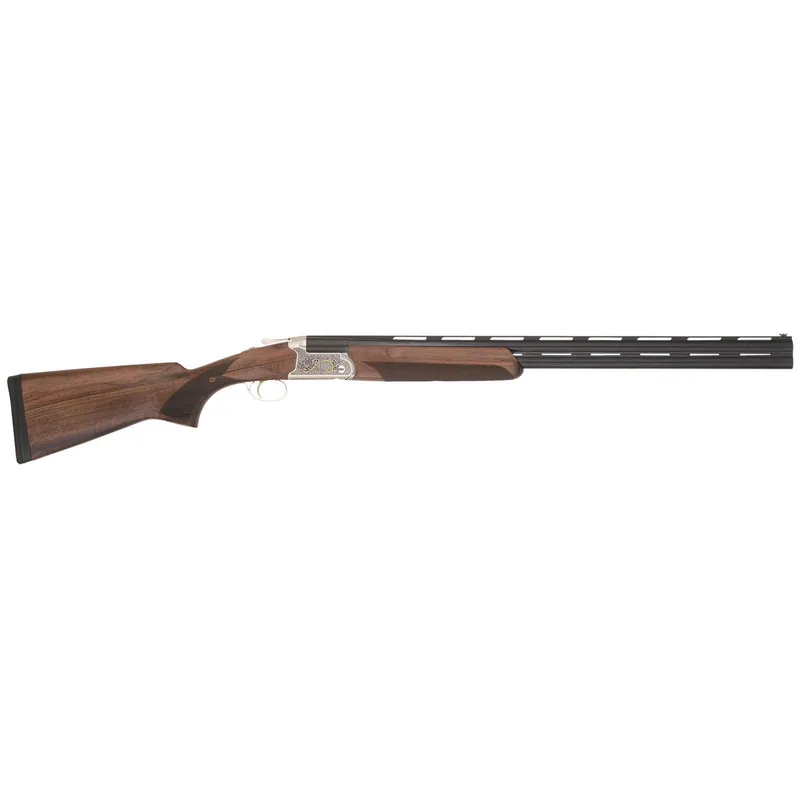 TriStar 33136 Trinity II Full Size 28 Gauge Break Open 3" 2rd 28" Black Over/Under Vent Rib Barrel, Acid Etched w/24K Gold Inlay Stainless Steel Receiver, Fixed Turkish Walnut Stock, Right Hand