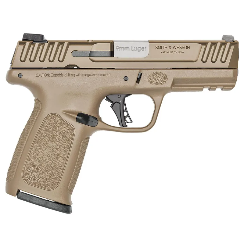 Smith & Wesson 14371 SD9 2.0 9mm Luger 16+1 4" FDE Compact Frame Stainless Steel Slide Textured Grip