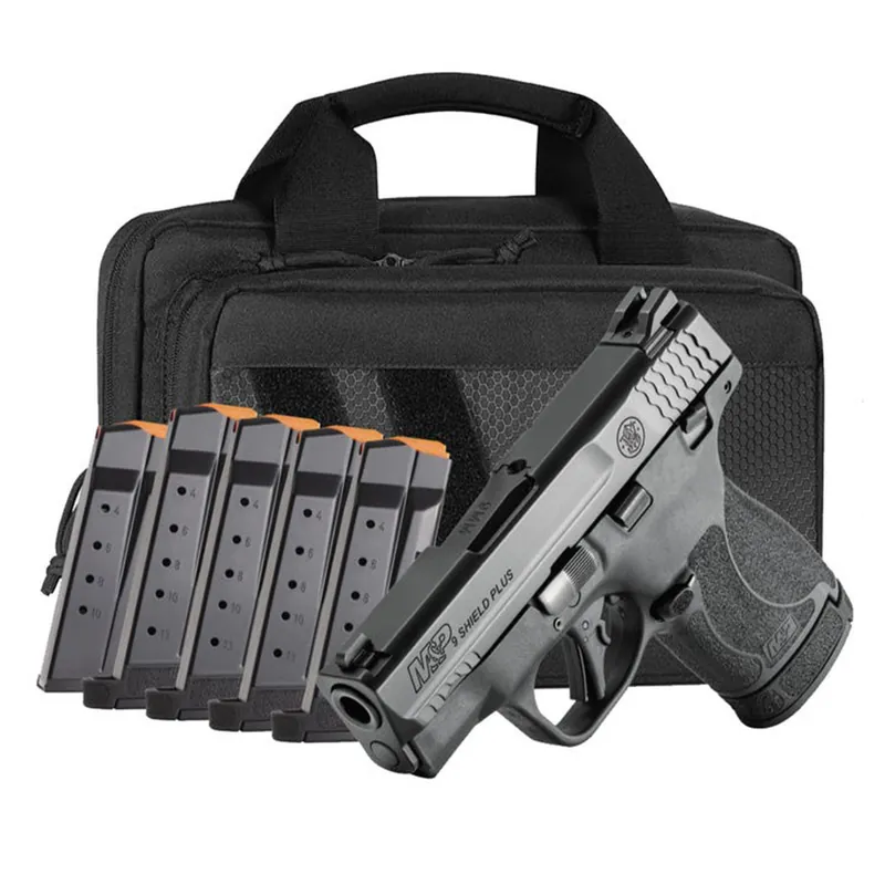 Smith and Wesson M&P9 Shield Plus 9mm 3.1" Barrel 13-Rounds 6 Mags