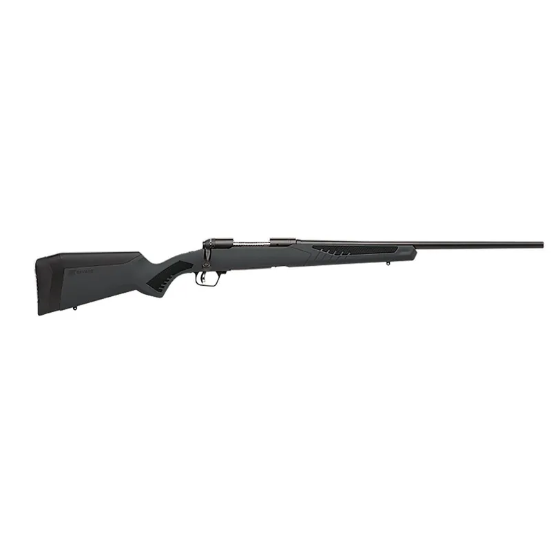 Savage Arms 57041 110 Hunter Full Size 7mm Rem 3+1 24" Matte Black Button-Rifled Barrel, Matte Black Drilled & Tapped Carbon Steel Receiver, Adj AccuStock Matte Gray Synthetic Stock, Right Hand