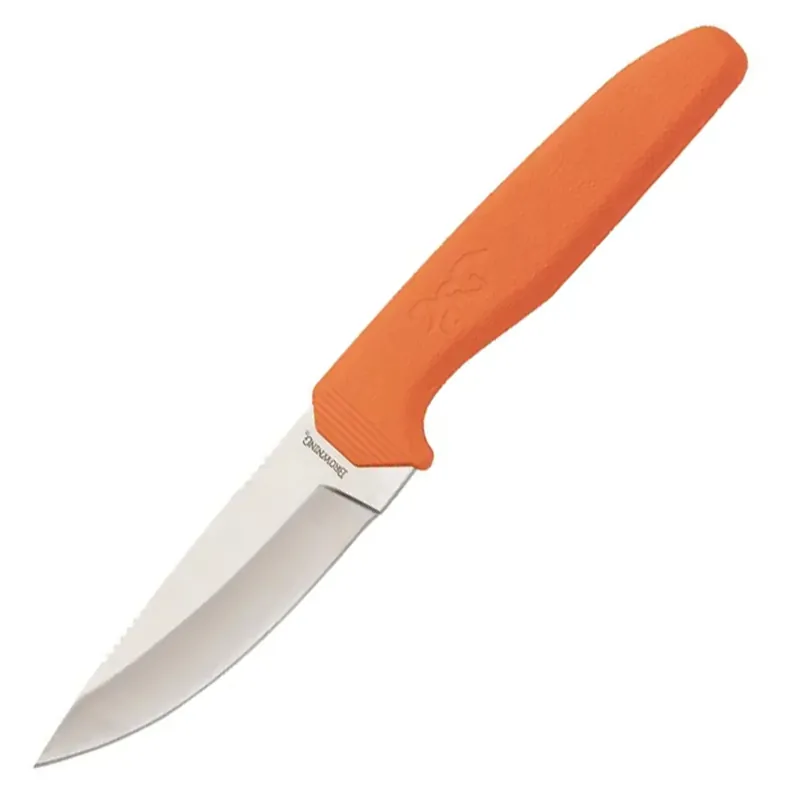 Browning Sharp Ridge Skinner Fixed Blade 3.5" Orange Handle