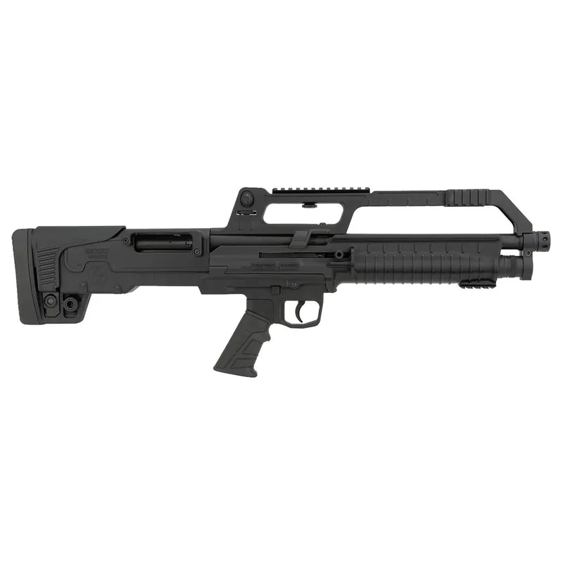 Escort HEBA20180001 BullTac SA 20 Gauge Semi-Auto 3" 5+1 18" Black Stainless Steel Barrel, Black Aluminum/Polymer Receiver w/Picatinny Rail, Black Bullpup Synthetic Stock, Black Grip