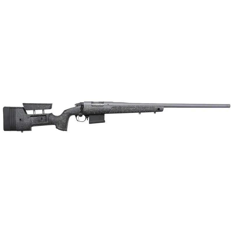 Bergara Rifles BPR2065PRC Premier HMR Pro 6.5 PRC 2+1 26" Threaded Barrel, Tactical Gray Cerakote, Black with Gray Fleck Stock