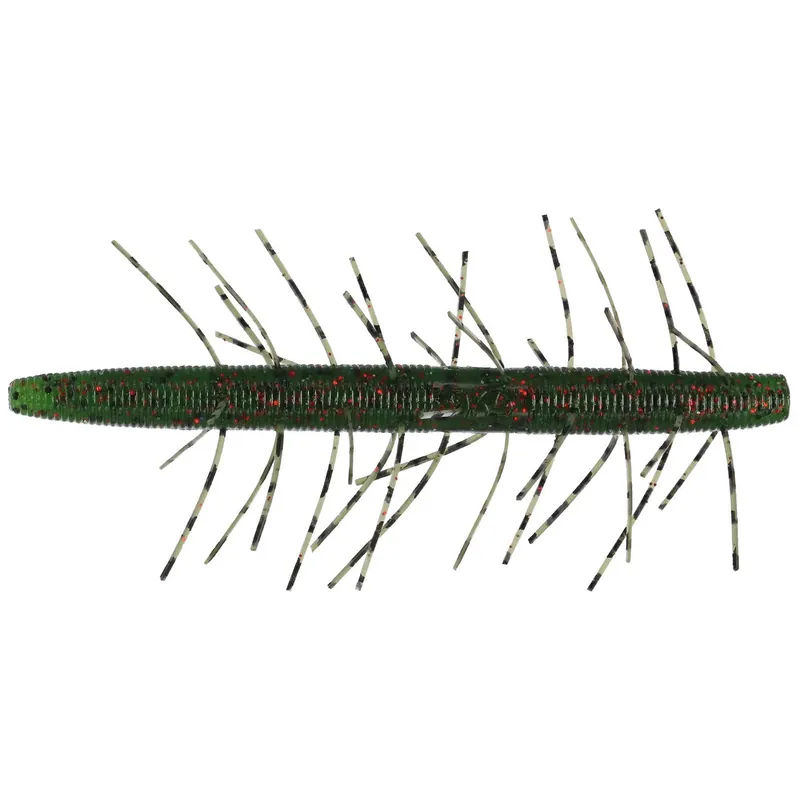 Yamamoto Fuzzy Senko 5" Watermelon Black & Red