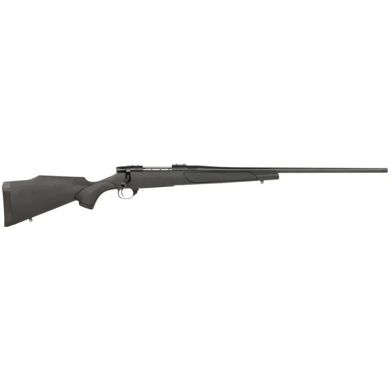 Weatherby VTX65PPR4T Vanguard Obsidian Full Size 6.5 PRC 3+1 24" Blued 2 Contour Threaded Barrel, Blued Drilled & Tapped Steel Receiver, Black Monte Carlo Synthetic Stock