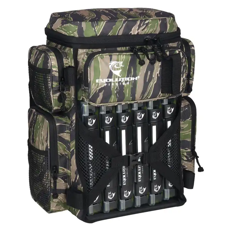 Evolution Drift Series Battle Pack 3700 Tackle Backpack Tiger