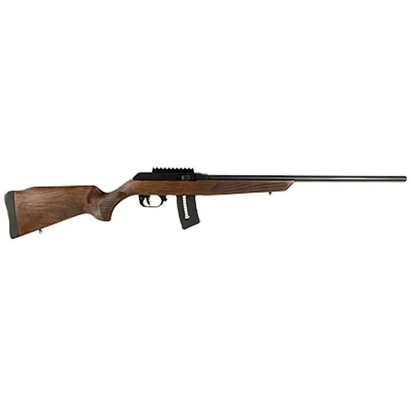 Rossi RS22W2111WD RS22 Full Size 22 WMR 10+1 21" Matte Black Steel Barrel, Matte Black Picatinny Rail Steel Receiver, Fixed Hardwood Stock