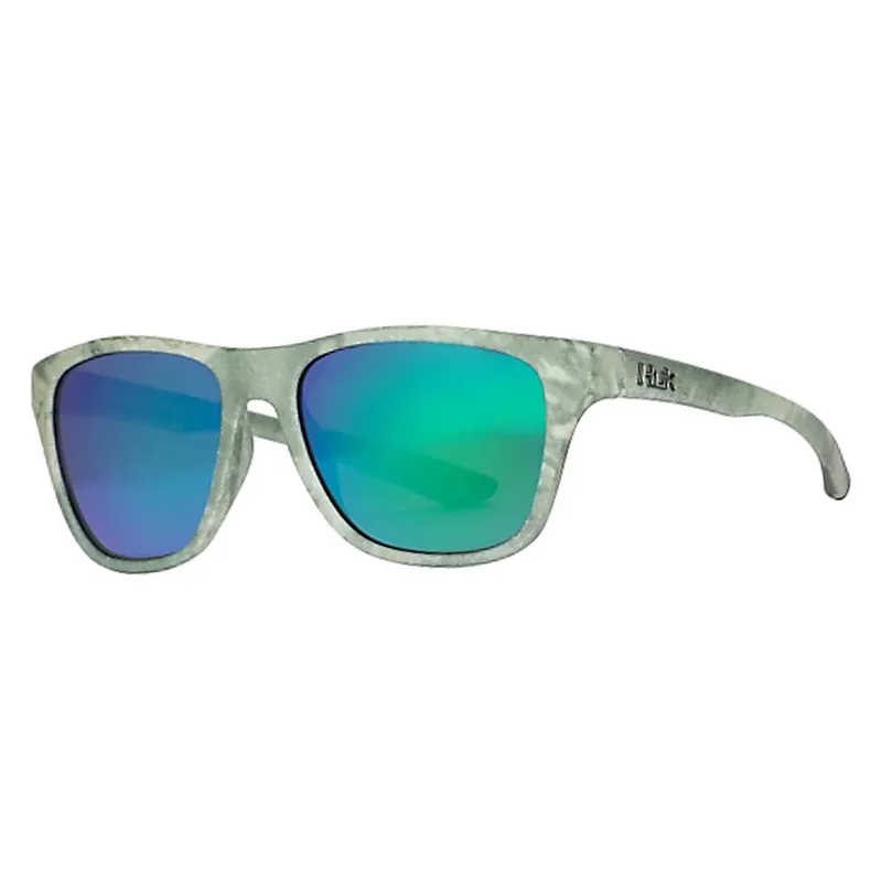 Huk Swivel Sunglass Southern Tier Subphantis Frame/Smoke/Green Mirror Polycarbonate Lenses 125