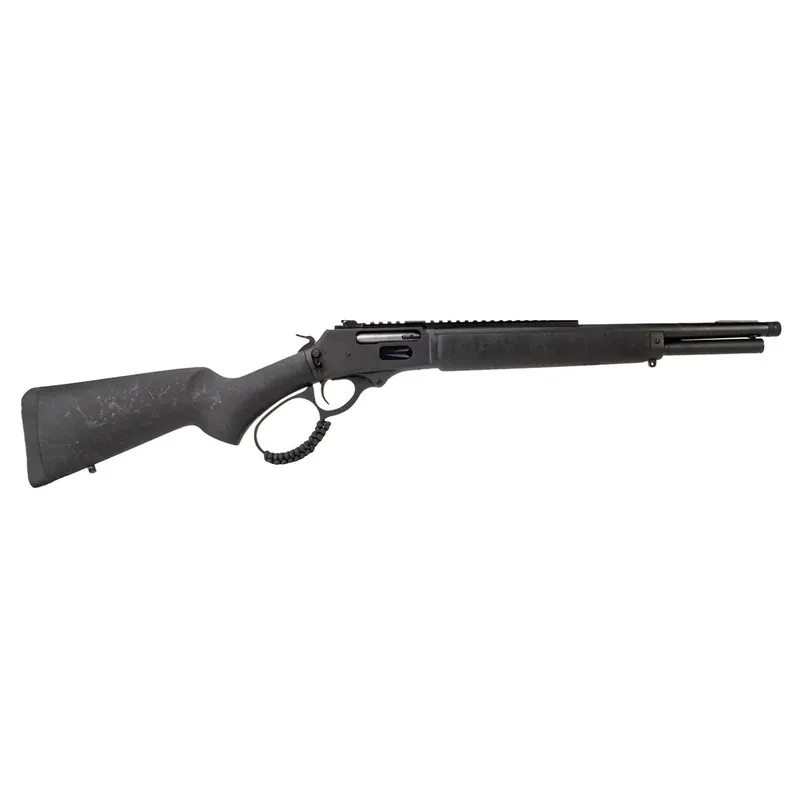 Rossi 950444161TB R95 Trapper 444 Marlin 5+1 16.50" Black Oxide Threaded Barrel, Black Oxide Picatinny Rail Alloy Steel Receiver, Fixed Black Polymer Stock