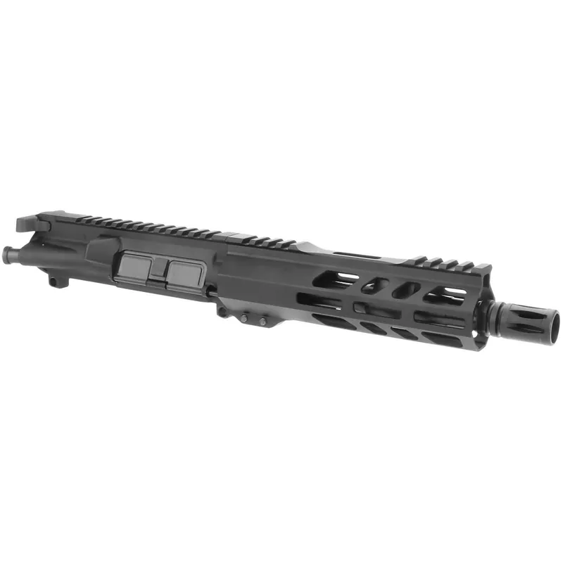 TacFire BU-556-7 Pistol Upper Assembly 5.56x45mm NATO Caliber with 7" Black Nitride Barrel, Black Anodized 7075-T6 Aluminum Receiver & M-LOK Handguard for AR-Platform Includes Bolt Carrier Group