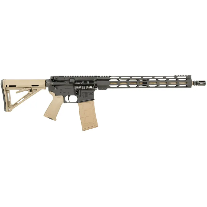 Diamondback DB175AK221 DB15 5.56x45mm NATO 30+1 16" Chrome Moly Barrel, Black Hard Coat Anodized Receiver, FDE Magpul Carbine Stock & Grip