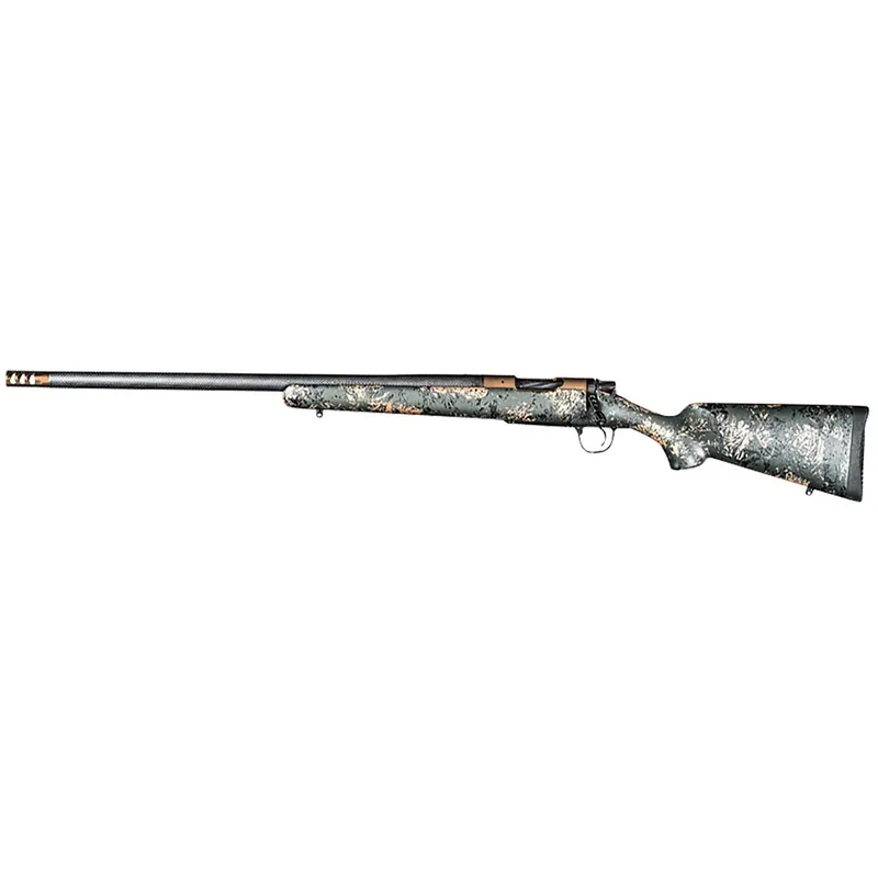 Christensen Arms 8010620700 Ridgeline FFT 6.5 Creedmoor 4+1 20" Carbon Fiber/Threaded Barrel, Burnt Bronze Cerakote, Green with Black/Tan Accents Stock, Left Hand