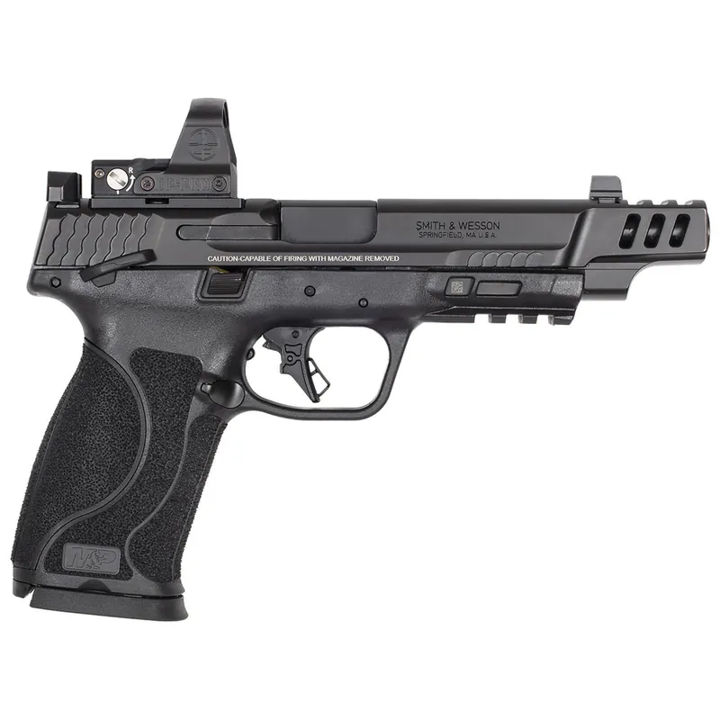 Smith & Wesson 14374 M&P M2.0 Full Size Frame 10mm Auto 15+1 5.60" Black Polymer Grip w/Leupold Deltapoint Pro