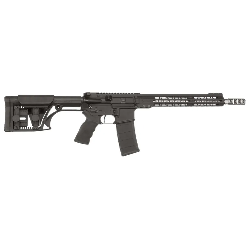 ArmaLite M153GN13 M-15 Competition 223 Rem/5.56x45mm NATO 30+1 13.50" Barrel, Black Hard Coat Anodized Receiver, Adjustable Luth-AR MBA-1 Stock, Optics Ready