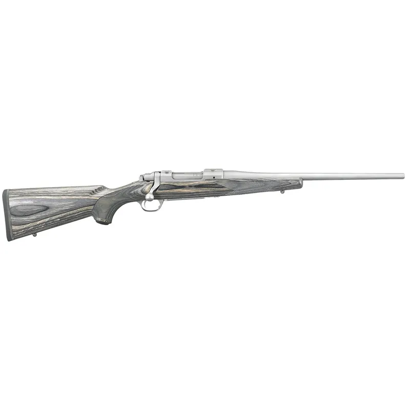 Ruger 17107 Hawkeye Sports South Exclusive Compact 223 Rem 4+1 16.50" Matte Stainless Steel Barrel & Receiver, Fixed Black Laminate Stock