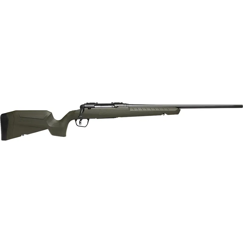 Savage Arms 32040 Axis 2 6.5 Creedmoor 4+1 22" Matte Black Sporter Barrel, Matte Black Drilled & Tapped Steel Receiver, Fixed Green Synthetic Stock, Right Hand