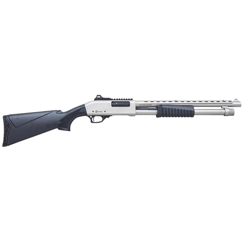 Citadel FRMN1220SYN Mariner 12 Gauge Pump 3" 4+1 18.50" Black Full Heat Shield Barrel, Black Picatinny Rail Steel Receiver, Fixed Black Synthetic Stock