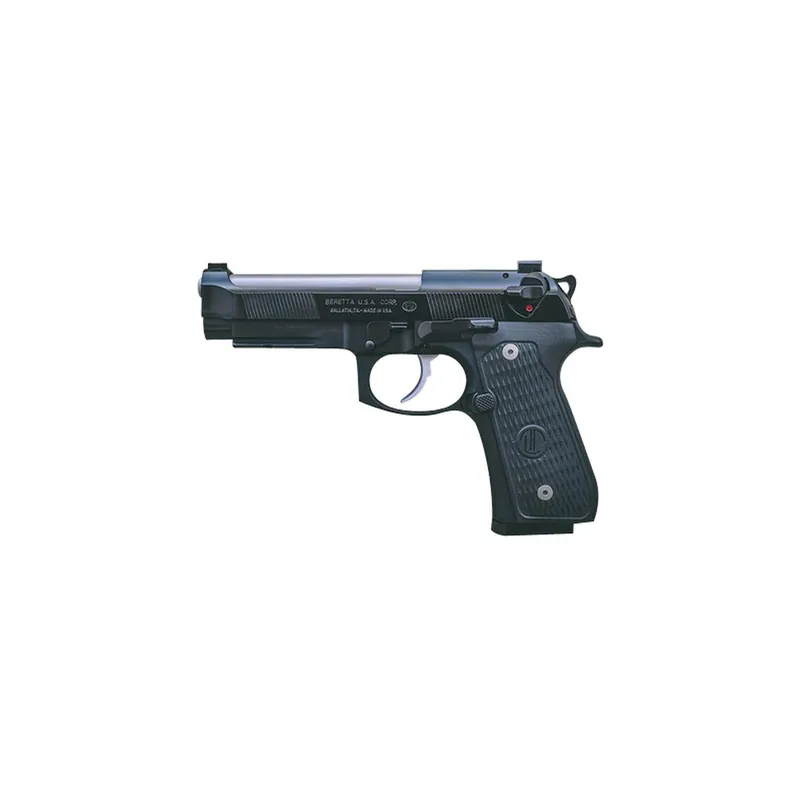 Langdon Tactical Tech LTT92TTJ Beretta 92 Elite Centurion 9mm Luger 18+1 4.25" Stainless Target Crown Steel Barrel, Black Cerakote Serrated Steel Slide, Black Cerakote Black VZ G10 Grip