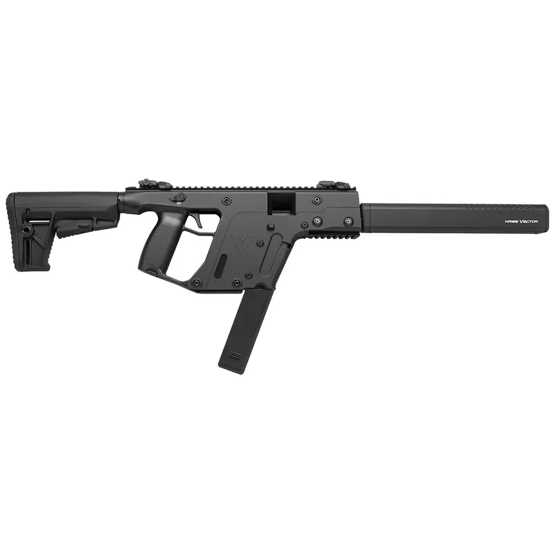 Kriss USA KV90CBL20 Vector CRB G2 9mm Luger 40+1 16" Black Nitride Steel Barrel, Black Polymer Receiver, 6 Position Black Synthetic Stock, Black Polymer Grip, Right Hand
