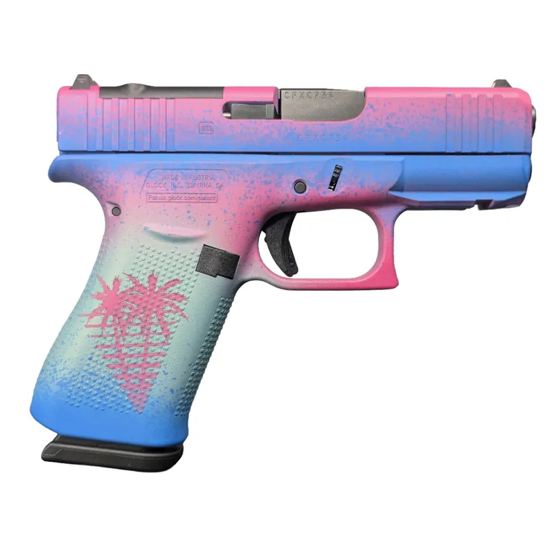 Glock G43X MOS Miami Limited Edition 3.39" 9mm 10rd Optic Ready