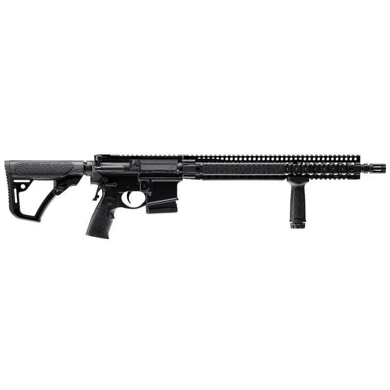 Daniel Defense 0214515175055 DDM4 V9 *CA Compliant 5.56x45mm NATO 16" 10+1 Black Hard Coat Anodized 6 Position w/SoftTouch Overmolding Stock