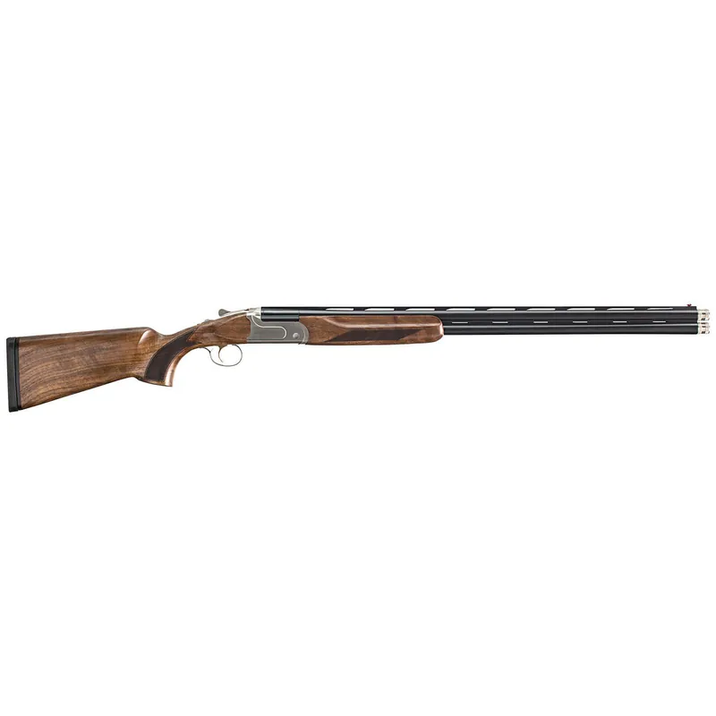 Charles Daly 930128 214E Sporting 12 Gauge 2rd 3" 30" Vent Rib Blued Barrel, Silver Finished Steel Receiver, Checkered Oiled Walnut Stock & Forend, Includes 5 Choke Tubes