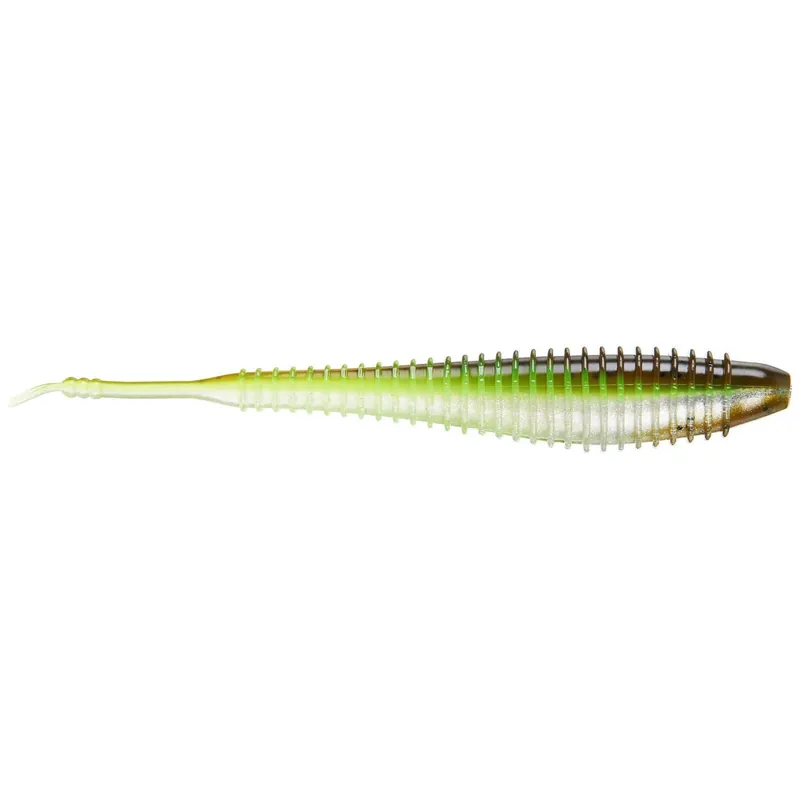 Missile Baits Spunk Shad 3.5" 10Pk Green Pumpkin Delight