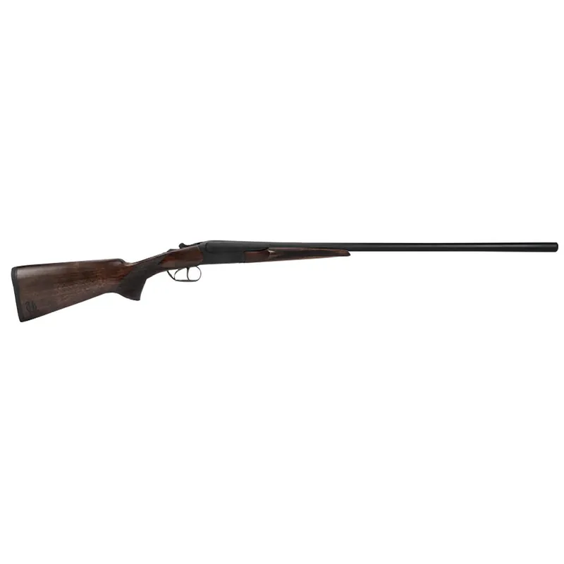 Heritage Mfg BL41028BK Badlander Full Size 410 Bore Break Open 3" 2rd 28" Black Chrome Side By Side Barrel, Black Chrome Receiver, Fixed Turkish Walnut Stock