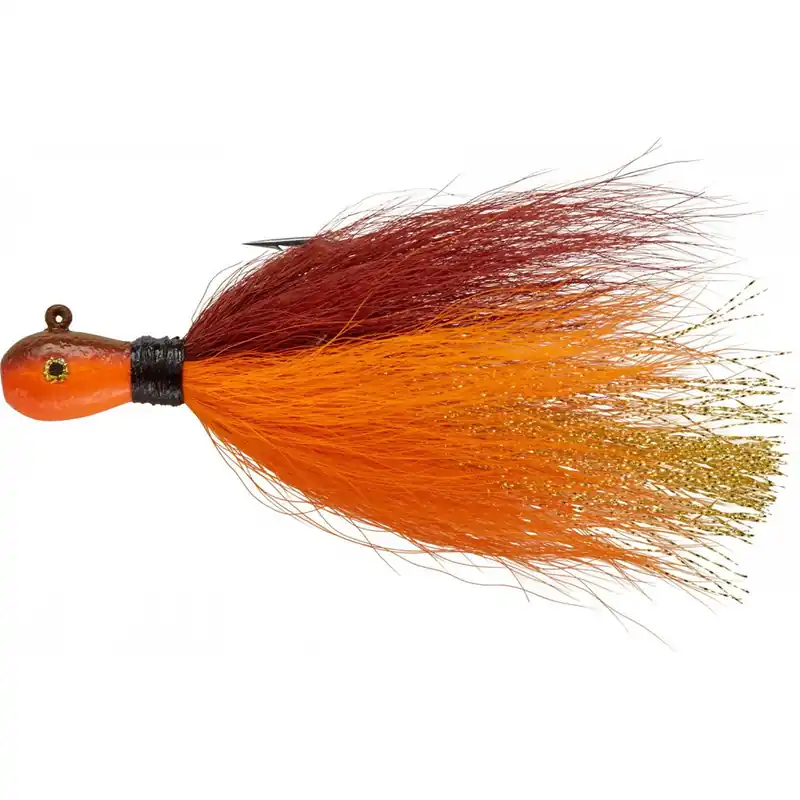 Mepps Bucktail Jig 1/8oz Brown Orange