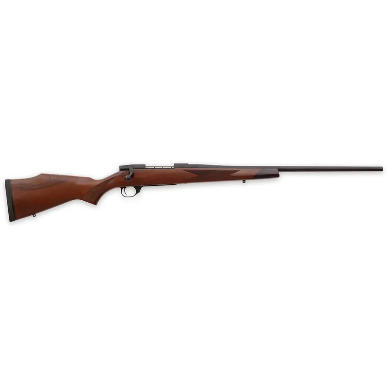 Weatherby VDT256RR4T Vanguard Sporter Full Size 25-06 Rem 5+1 24" Bead Blasted Blued 2 Threaded Barrel, Matte Blued Drilled & Tapped Steel Receiver, Grade A Turkish Walnut Monte Carlo Stock