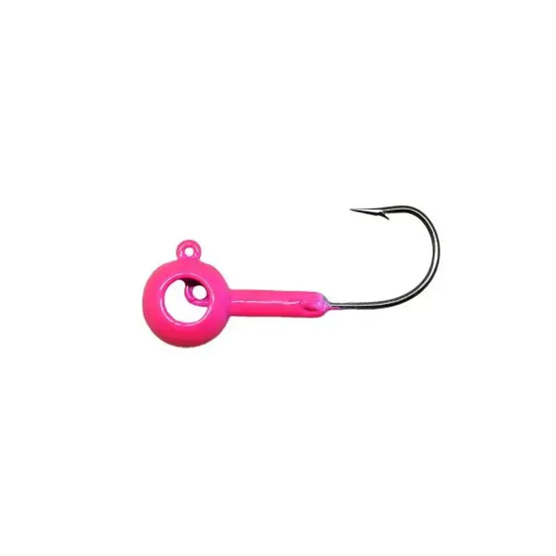 Leland‘s Lures Eyehole Round Jighead 3/16oz- Pink