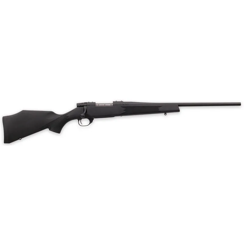 Weatherby VYT223RR0T Vanguard Synthetic Compact 223 Rem 5+1 20" Matte Blued 1 Threaded Barrel, Matte Blued Drilled & Tapped Steel Receiver, Black Adjustable Synthetic Stock