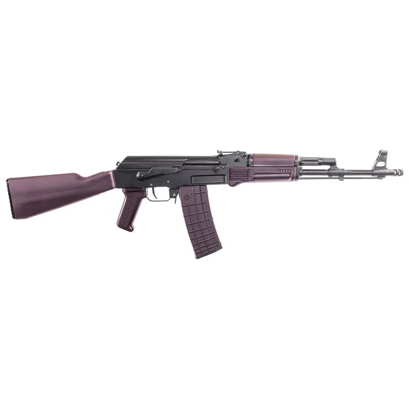 Arsenal SAM567PM SAM5 5.56x45mm NATO 30+1 16.30" Matte Black Steel Threaded Barrel, Matte Black Scope Rail Steel Receiver, Polymer Handguard, Fixed Plum Synthetic Stock & Polymer Grip