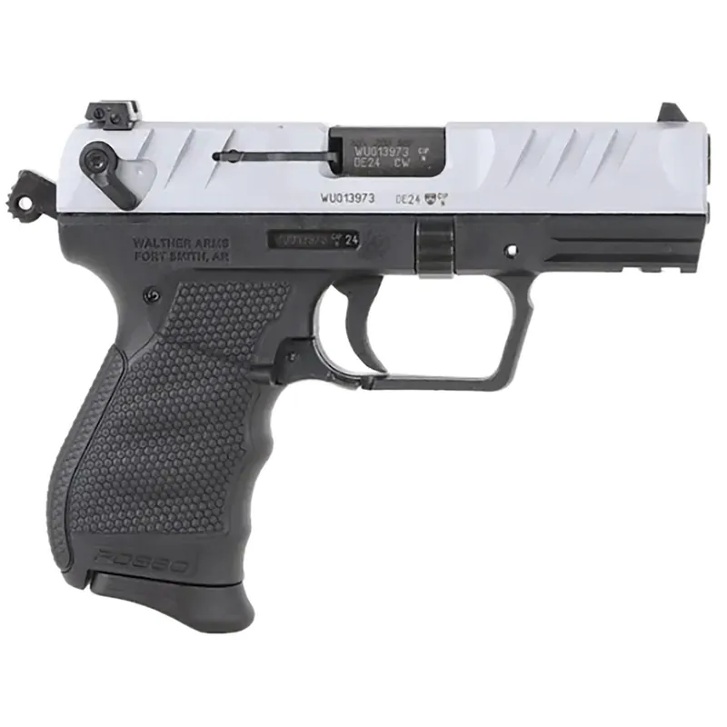 Walther Arms 5050509 PD380 Carry Frame 380 ACP 9+1 3.70" Black Stainless Steel Barrel, Stainless Serrated Steel Slide, Black Polymer Frame, Textured Wraparound Grip