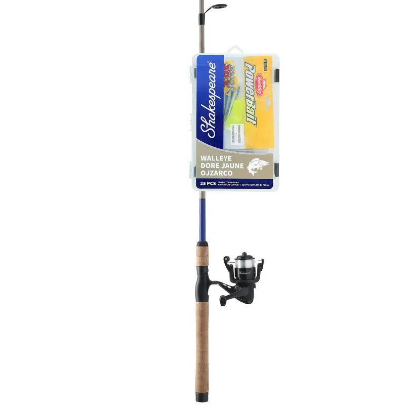 Shakespeare Catch More Fish Walleye Spinning Combo 6‘6" 2 Piece